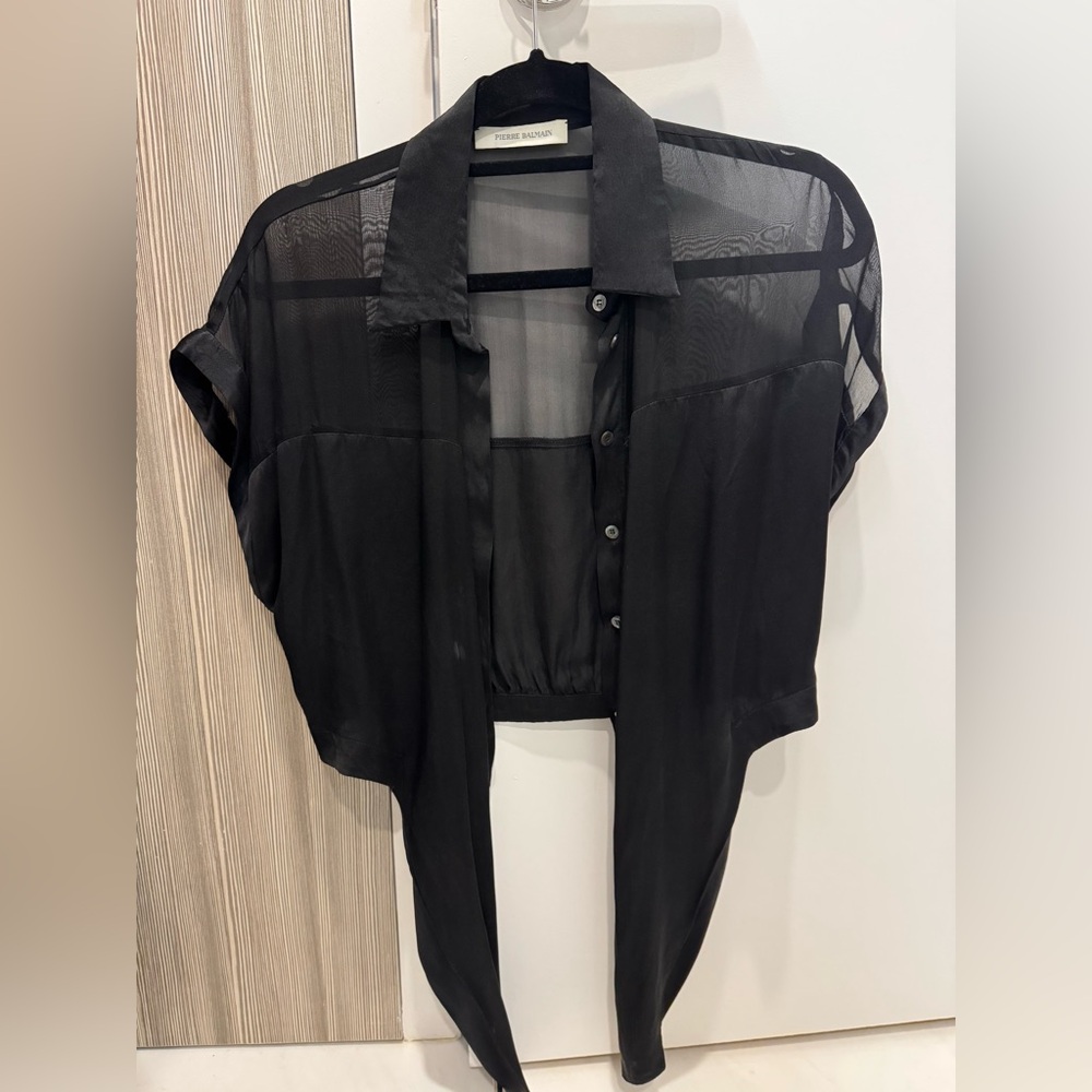 Pierre Balmain silk top
